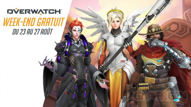 overwatch week end gratuit aout 2018
