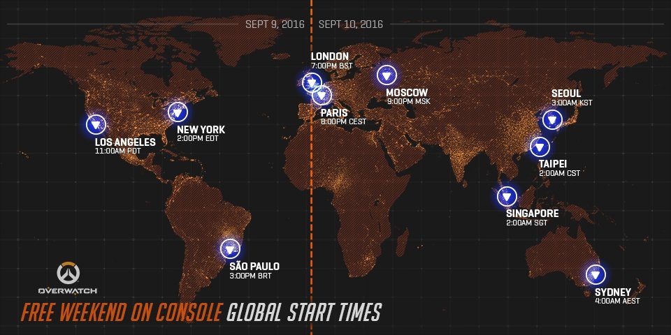 Overwatch_week_end_gratuit_carte_monde_horaires
