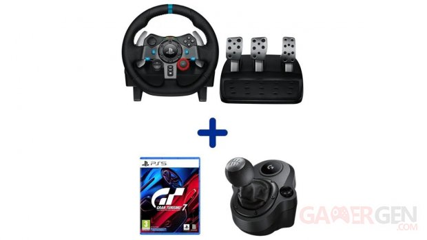 pack ps5 gran turismo 7 volant logitech g29