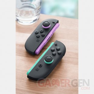 Paire de manettes Joy Con 2 violet clair  vert clair (511)