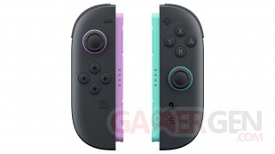 Paire de manettes Joy Con 2 violet clair  vert clair (6)