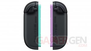 Paire de manettes Joy Con 2 violet clair  vert clair (7)