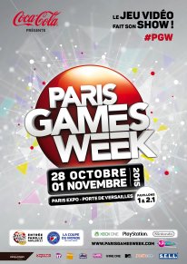 Paris Games Week 2015 poster affiche officielle