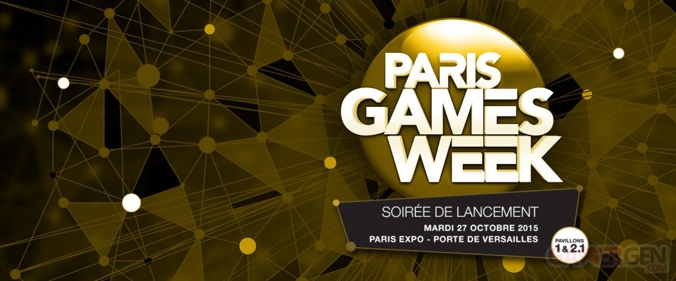 Paris Games Week Soiree lancement 2015.