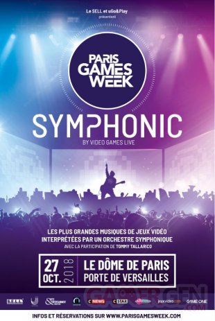 Paris Games Week Symphonic 2018 affiche 16 10 2018