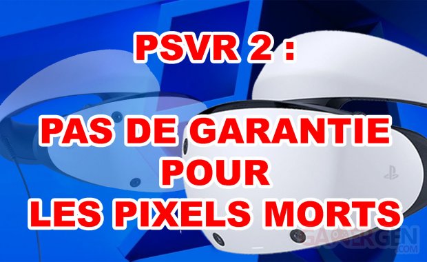 Pas de garntie pour les pixels morts