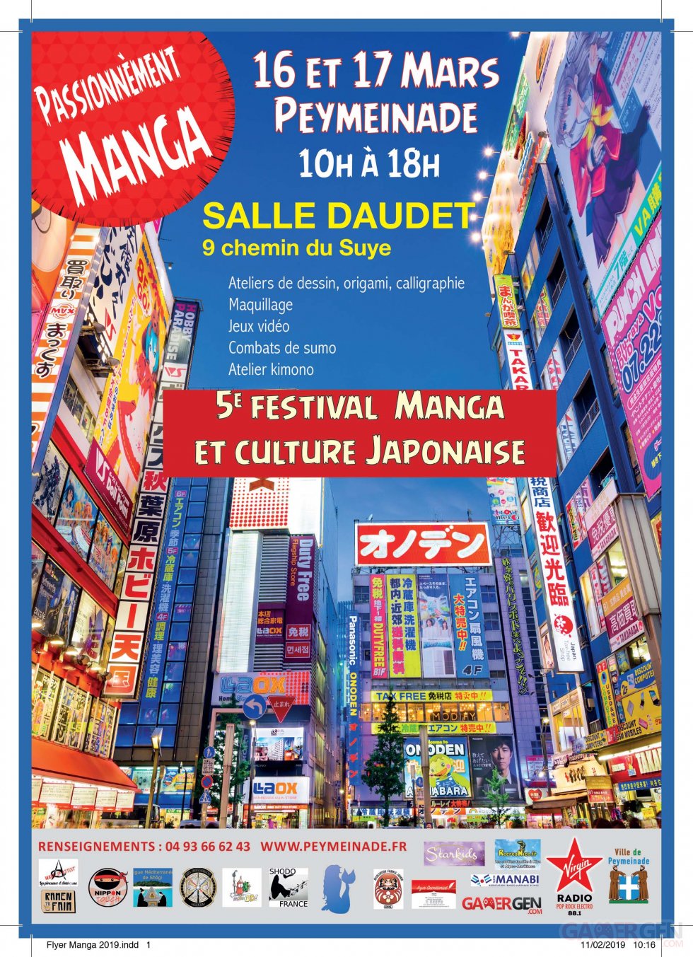 Passionnément Manga Flyer (1)