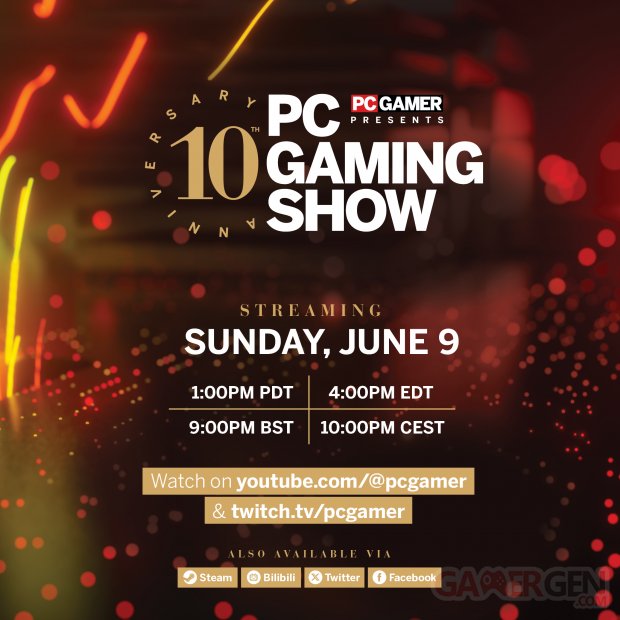 PC Gaming Show 2024 Horaires