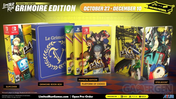 Persona 4 Golden LRG Grimoire Edition 21 10 2023