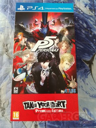 Persona 5 P5 collector Take Your Heart Premium Edition unboxing deballage 01 04 04 2017
