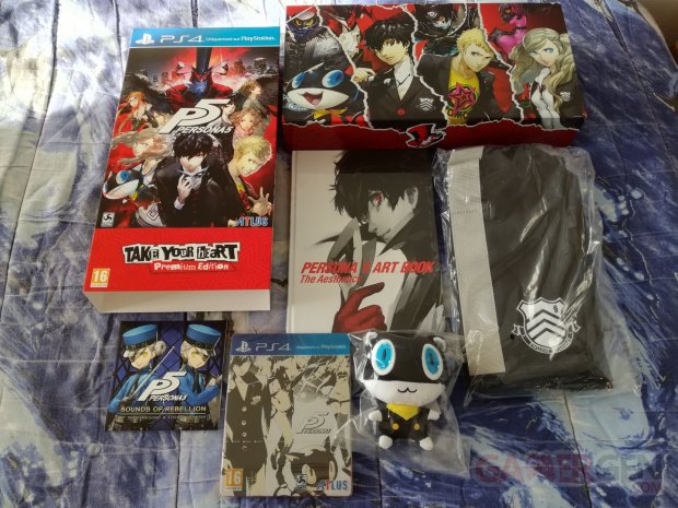 Persona 5 P5 collector Take Your Heart Premium Edition unboxing deballage 10 04 04 2017