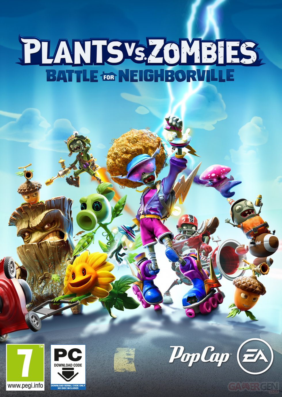 Plants vs. Zombies  La Bataille de Neighborville Jaquette cover