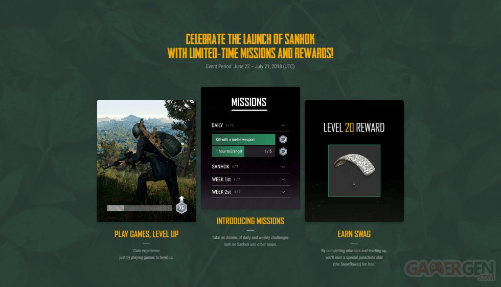 PlayerUnknown's Battlegrounds PUBG Sanhok Event Pass (1)