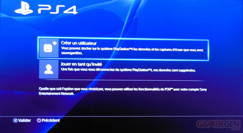 PlayStation 4 tuto tutoriel compte psn partage 03