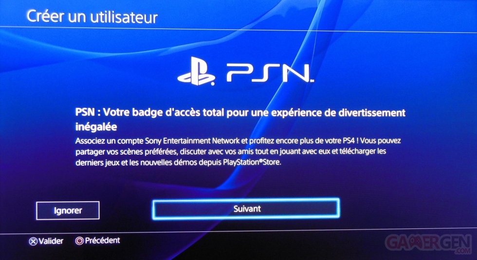 PlayStation 4 tuto tutoriel compte psn partage 05