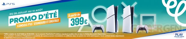 PlayStation 5 PS5 Bon plan Promo été 28 07 2025