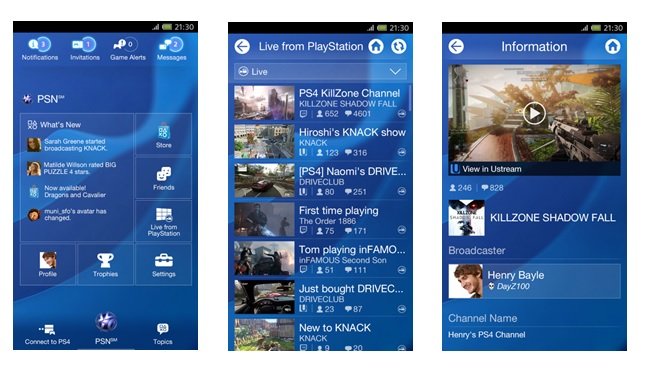 PlayStation App 1.60 04.01.2014