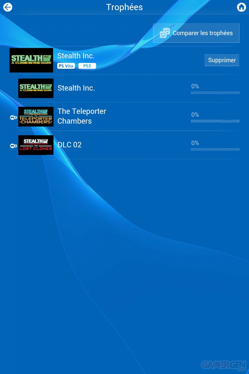 PlayStation App Tuto trophees supprimer (3)
