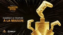 PlayStation France PS4 Image Trophée Manette d'or