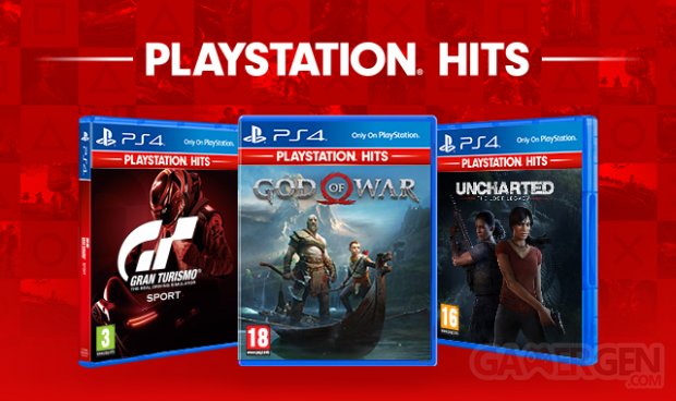PlayStation Hits God of War Uncharted Lost Legacy Gran Turismo Sport