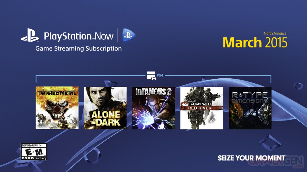 PlayStation Now mars 2015