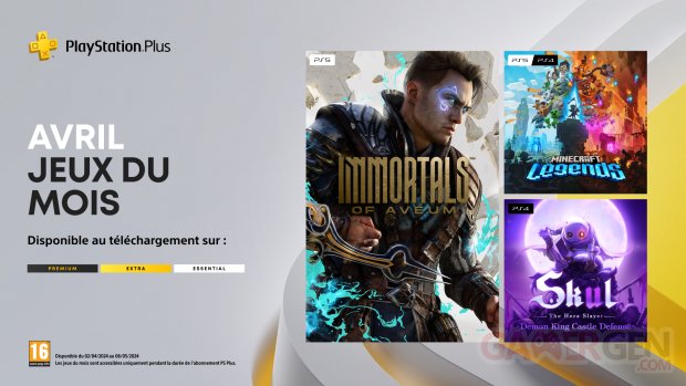 PlayStation Plus avril 2024