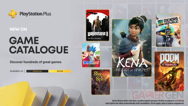 PlayStation Plus Catalogue des Jeux avril 2023