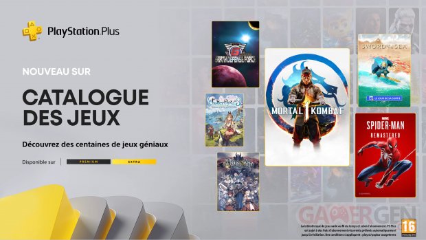 PlayStation Plus Extra Premium août 2025