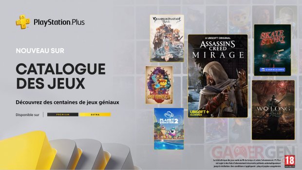 PlayStation Plus Extra Premium décembre 2025