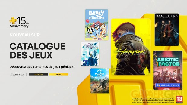 PlayStation Plus Extra Premium juillet 2025