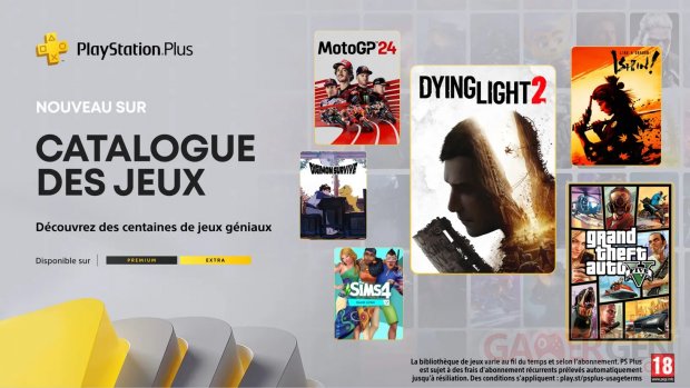 PlayStation Plus Extra Premium novembre 2024