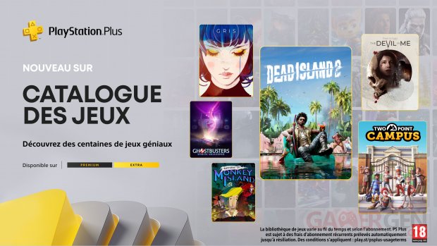 PlayStation Plus Extra Premium octobre 2024