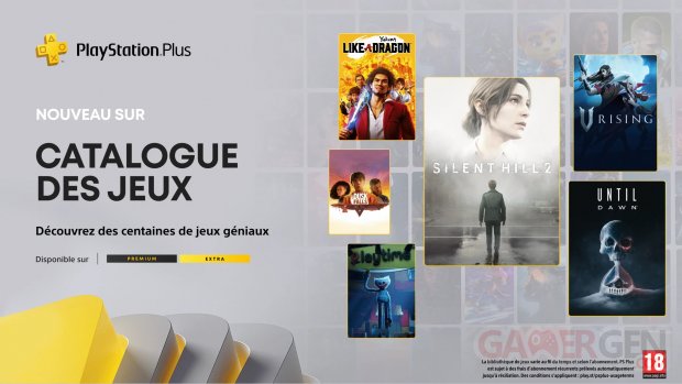 PlayStation Plus Extra Premium octobre 2025