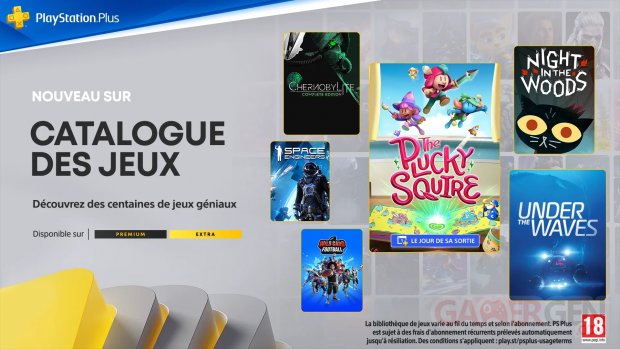 PlayStation Plus Extra Premium septembre 2024