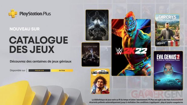 PlayStation Plus jeux premium extra décembre 2022