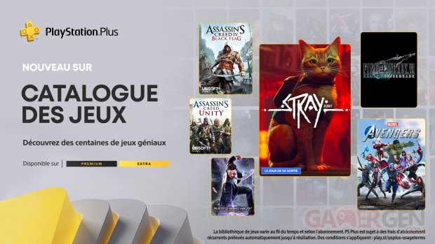 PlayStation Plus jeux premium extra juillet 2022