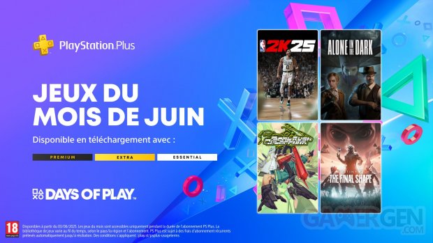 PlayStation Plus juin 2025