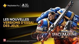 PlayStation Plus Premium version essai Warhammer 40k Space Marine 2 27 11 2024