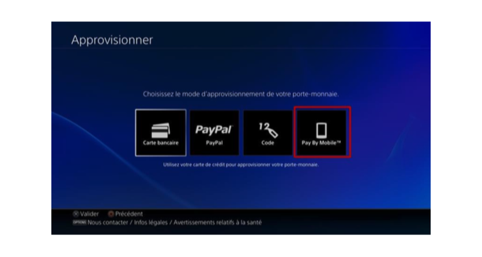 PlayStation Store paiement SFR
