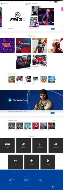 PlayStation Store revamp refonte 20 10 2020 pic 1