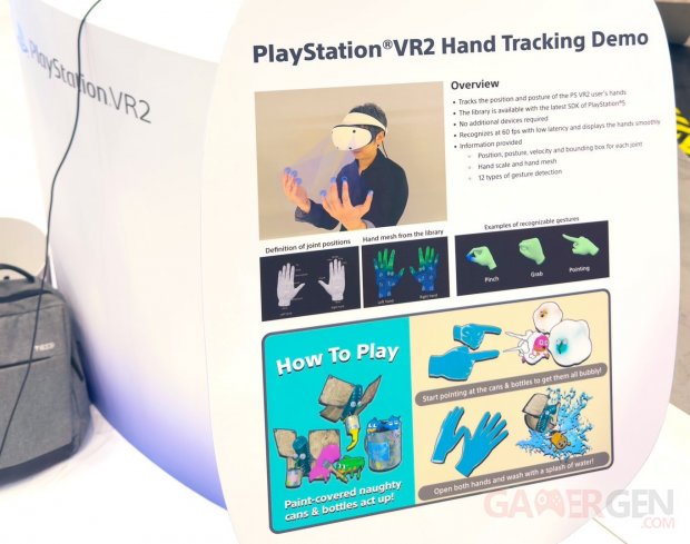 PlayStation VR 2 PSVR 2 Hand Tracking Démo