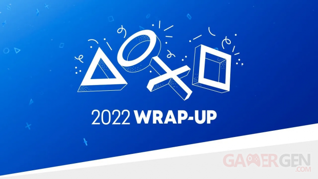 PlayStation Wrap Up 2022 logo