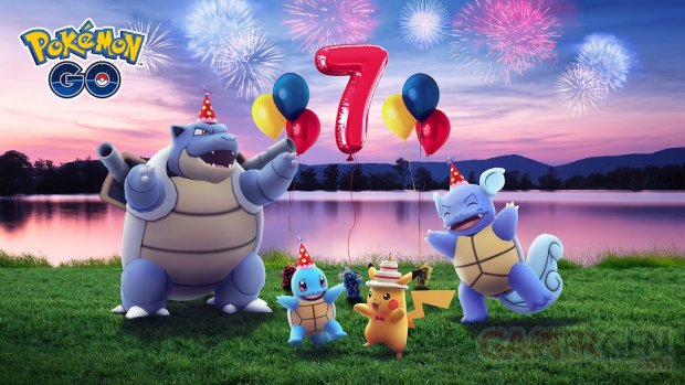Pokémon GO 7 ans Anniversaire Evènement Festivité