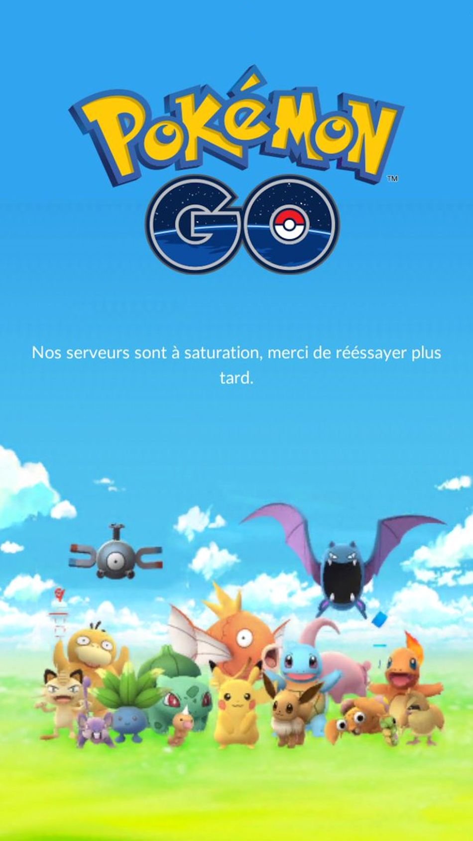 Pokemon GO image serveurs