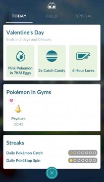 Pokémon GO Live Today's View Vue d'Aujourd'hui