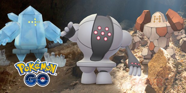 Pokémon GO Regice Regirock Registeel