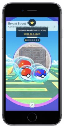 Pokémon GO Visite PokeStop FR