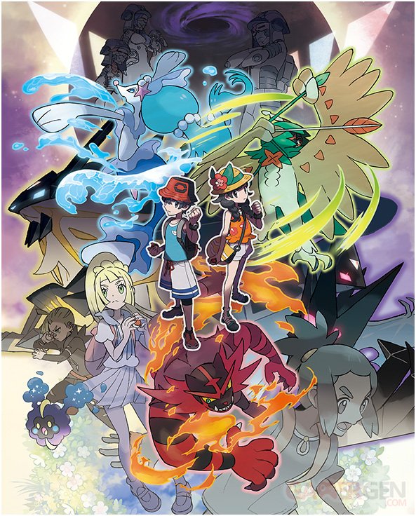 Pokémon Ultra Soleil Ultra Lune artwork poster 22 09 2017