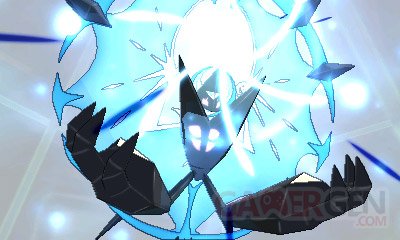 Pokémon Ultra Soleil Ultra Lune Necrozma Lunala rayon spectral 14 09 2017