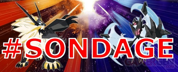 Pokémon Ultra Soleil Ultra Lune sondage de la semaine